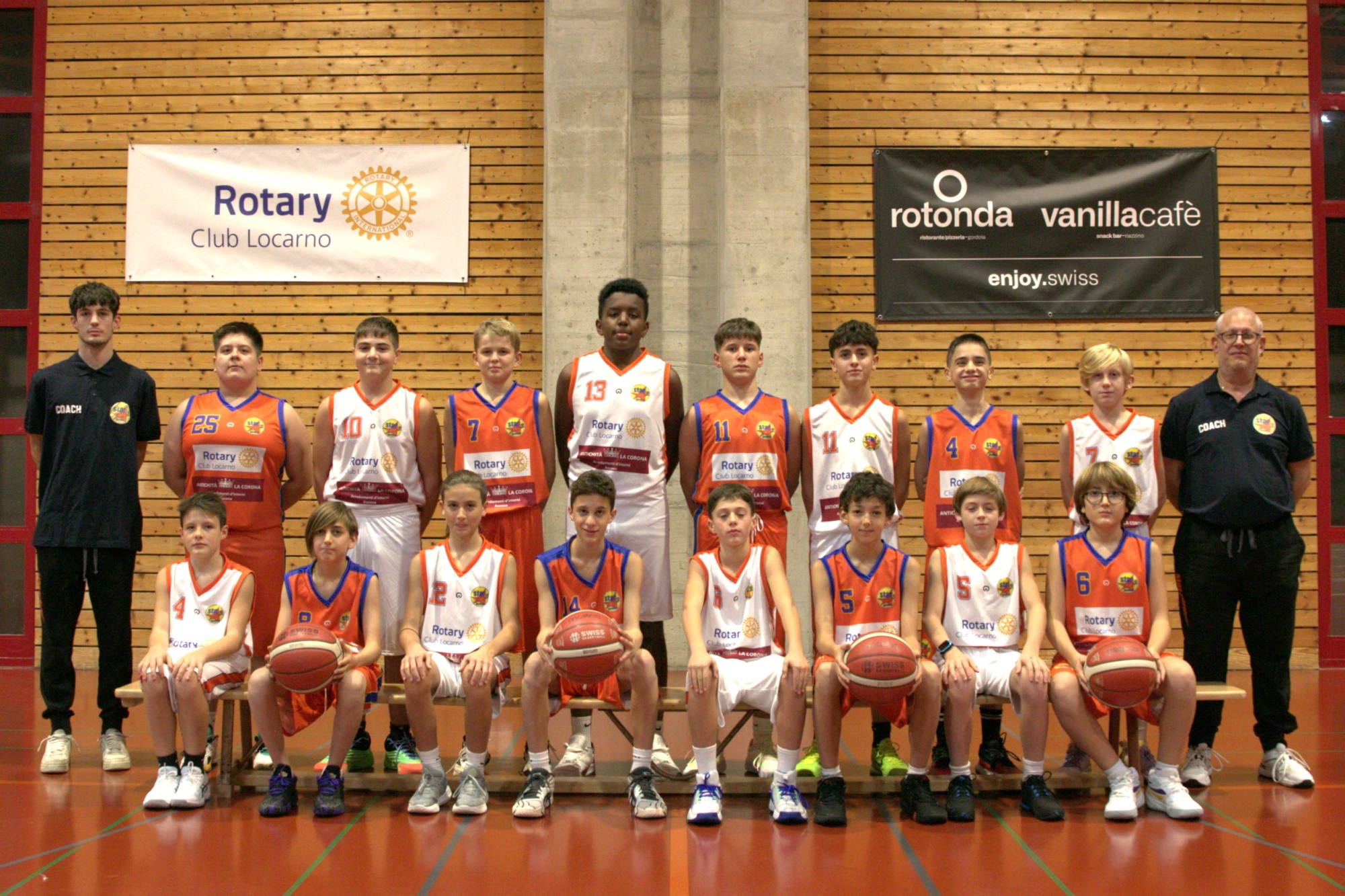 Squadra Star Gordola in palestra